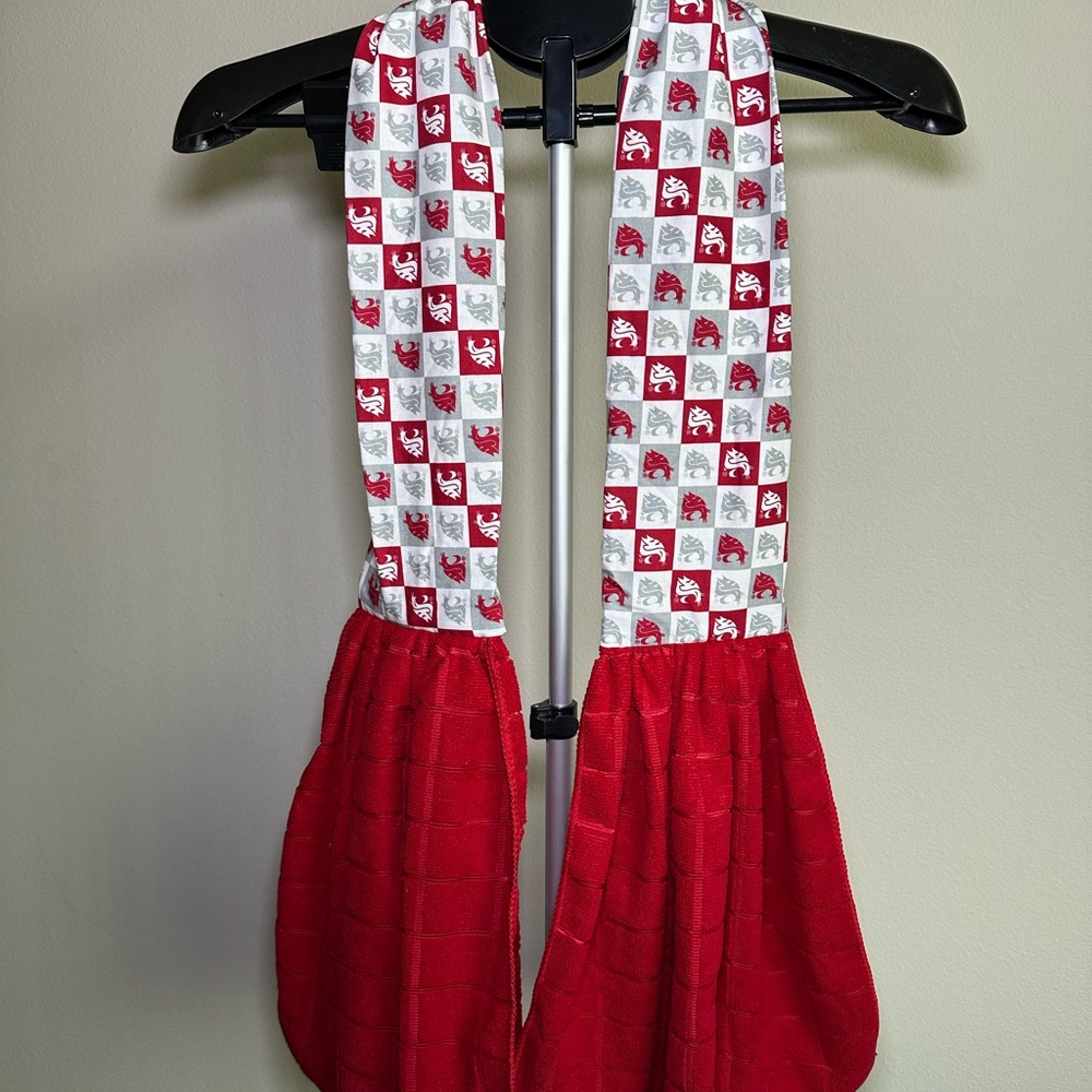 Red and White Checkered Apron